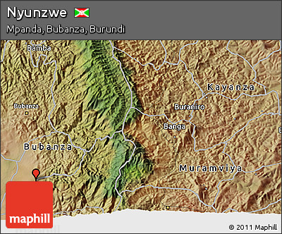 Satellite 3D Map of Nyunzwe