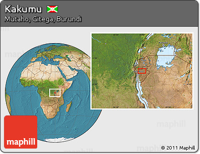 Satellite Location Map of Kakumu