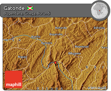 Physical Map of Gatonde