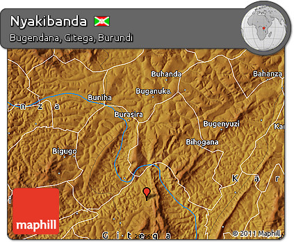 Physical Map of Nyakibanda