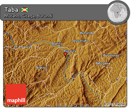 Physical Map of Taba