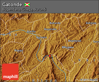 Physical Map of Gatonde