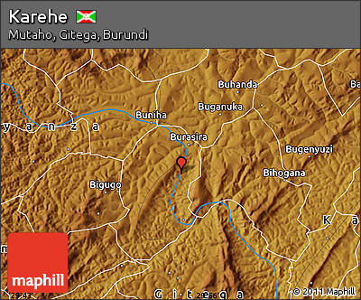 Physical Map of Karehe