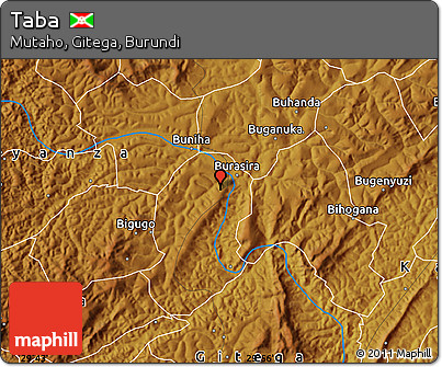 Physical Map of Taba