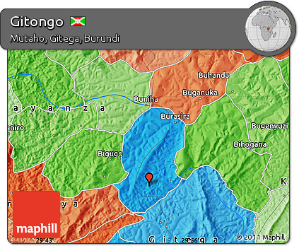 Political Map of Gitongo