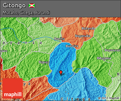 Political Map of Gitongo