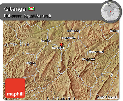 Satellite Map of Gitanga