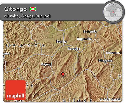 Satellite Map of Gitongo