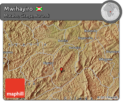 Satellite Map of Mwihayiro