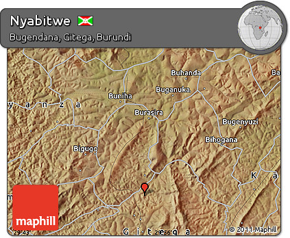 Satellite Map of Nyabitwe