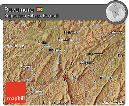 Satellite Map of Ruvumura