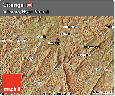 Satellite Map of Gitanga