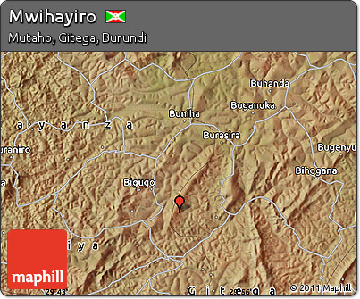 Satellite Map of Mwihayiro