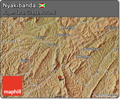 Satellite Map of Nyakibanda