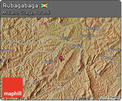 Satellite Map of Rubagabaga