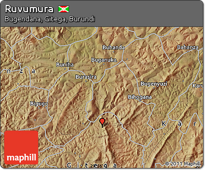 Satellite Map of Ruvumura