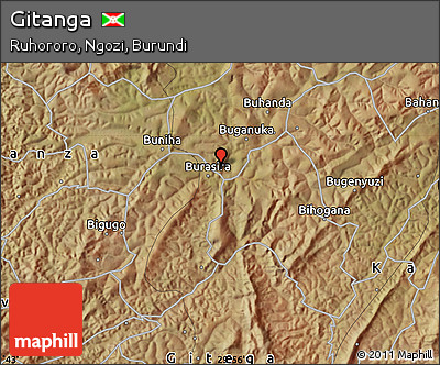 Satellite Map of Gitanga