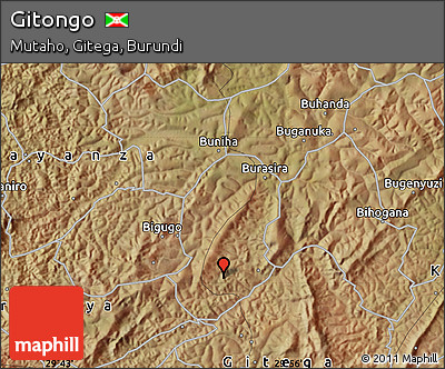 Satellite Map of Gitongo