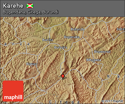 Satellite Map of Karehe