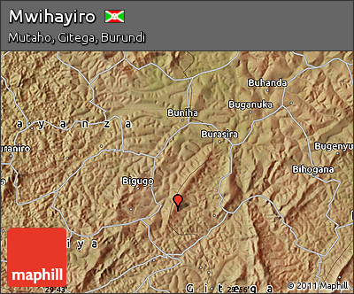 Satellite Map of Mwihayiro