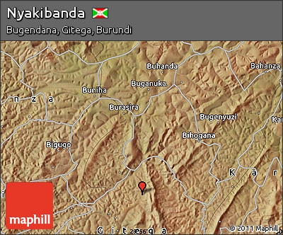 Satellite Map of Nyakibanda
