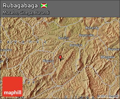 Satellite Map of Rubagabaga