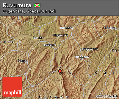 Satellite Map of Ruvumura