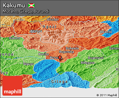Political Panoramic Map of Kakumu
