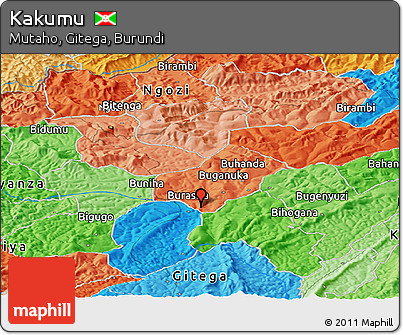 Political Panoramic Map of Kakumu