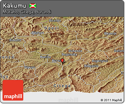 Satellite Panoramic Map of Kakumu