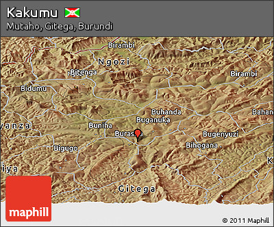 Satellite Panoramic Map of Kakumu