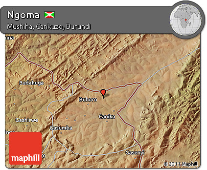Satellite 3D Map of Ngoma