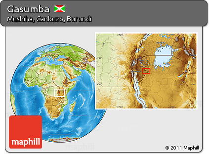 Physical Location Map of Gasumba