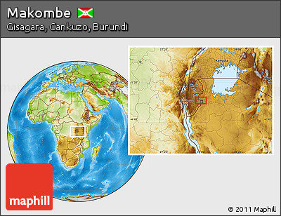 Physical Location Map of Makombe