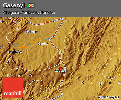 Physical Map of Gasenyi