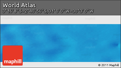 Physical Panoramic Map of the Area around 2° 58' 32" S, 30° 31' 29" W