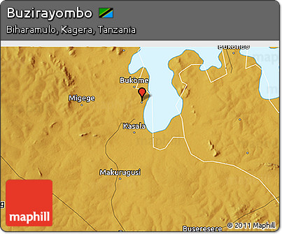Physical 3D Map of Buzirayombo
