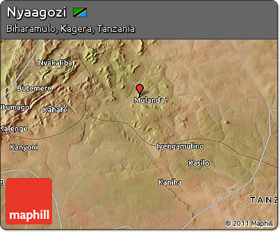 Satellite 3D Map of Nyaagozi