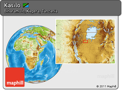 Physical Location Map of Kasilo