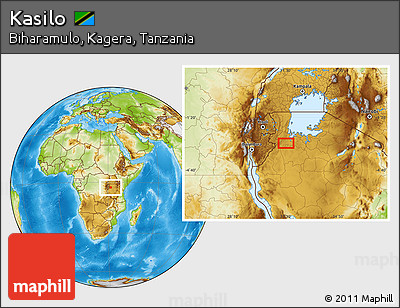 Physical Location Map of Kasilo