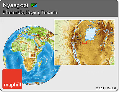 Physical Location Map of Nyaagozi