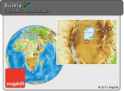 Physical Location Map of Bulela