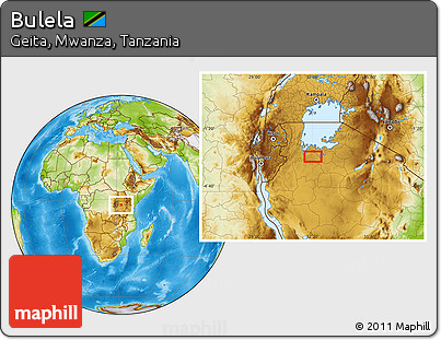 Physical Location Map of Bulela