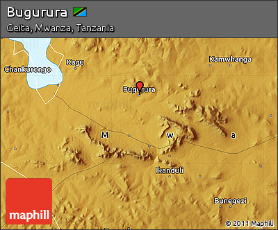 Physical Map of Bugurura