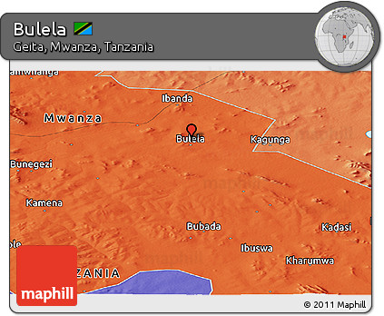 Political Panoramic Map of Bulela