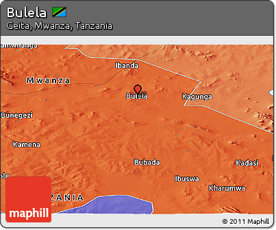 Political Panoramic Map of Bulela