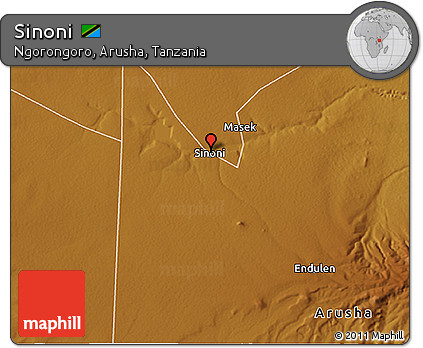 Physical 3D Map of Sinoni