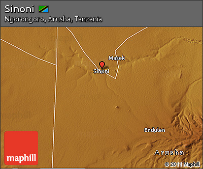 Physical 3D Map of Sinoni