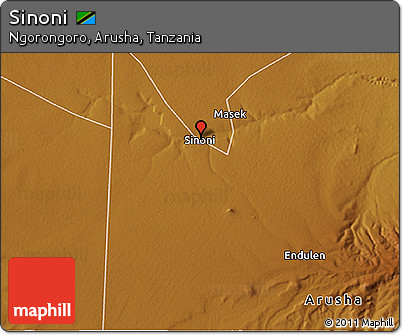 Physical 3D Map of Sinoni