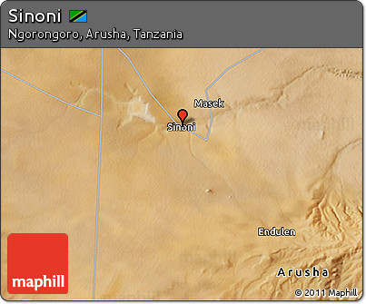 Satellite 3D Map of Sinoni